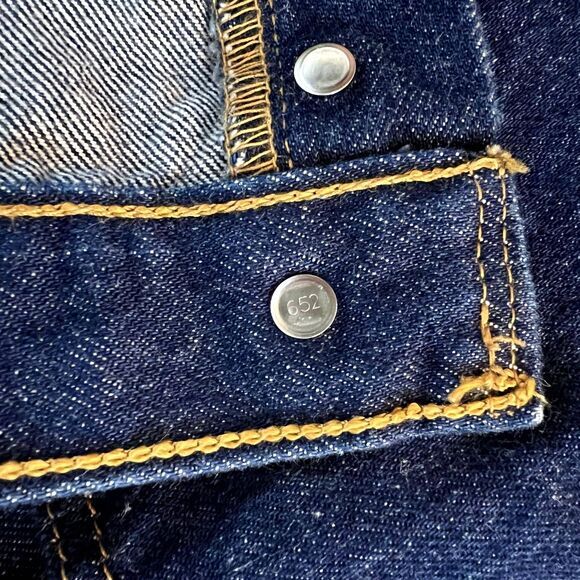 Vintage LEVI'S 501 MADE USA 2002 Dark Wash Denim Jeans Men's W40 L30 - Picture 7 of 15